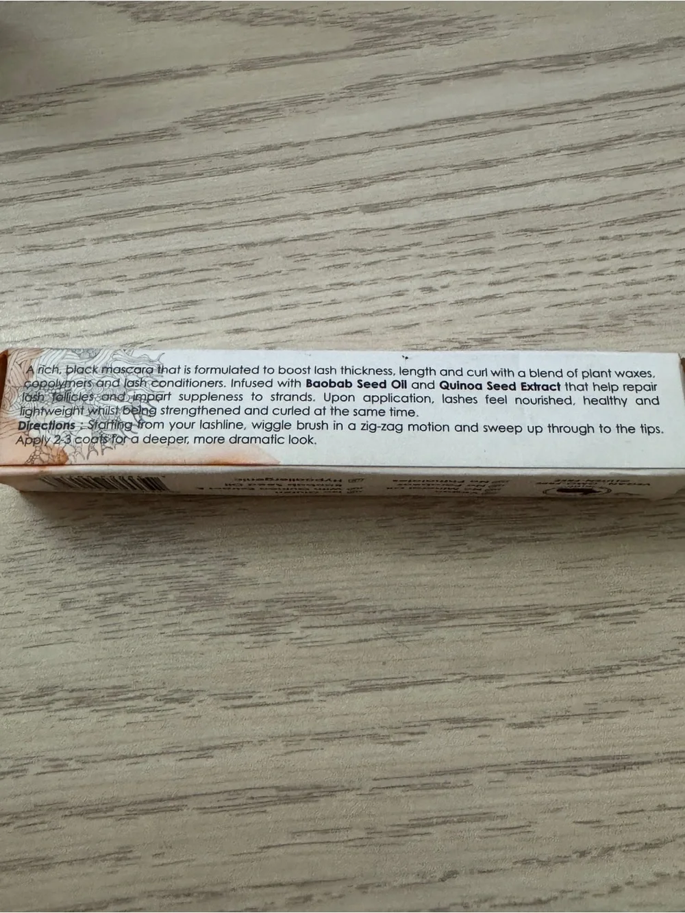 Seraphine Botanicals Quinoa + Baobab Sculpting & Strengthening Mascara
